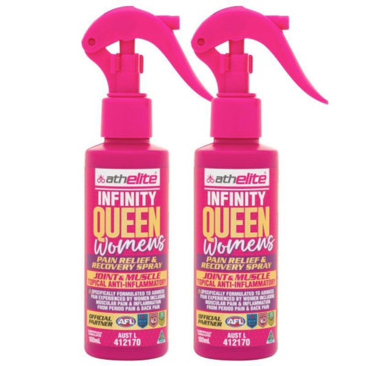Athelite Infinity Queen Women's Joint & Muscle Pain Relief Spray 100ml - 2 Pack