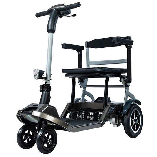 Equipmed PacerLite Ultra-Lightweight Folding Electric Mobility Scooter - Black - Auzzistore