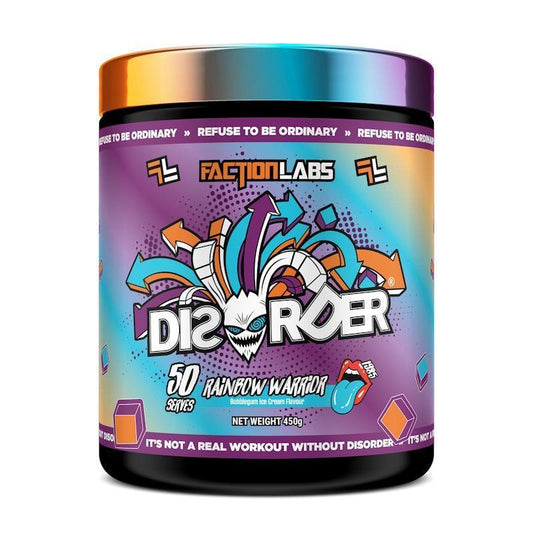 Faction Labs Disorder Original - 50 Serves Rainbow Warrior-Auzzi Store