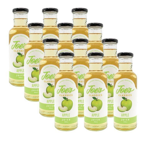 Joe's Classics 350mL Apple Juice 12-Pack - Refreshing & Natural