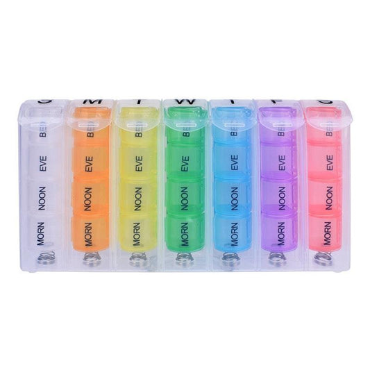 Flightmode 7 Day Travel Pill Box - Medicine Organizer with Daily Compartments - 1 Unit