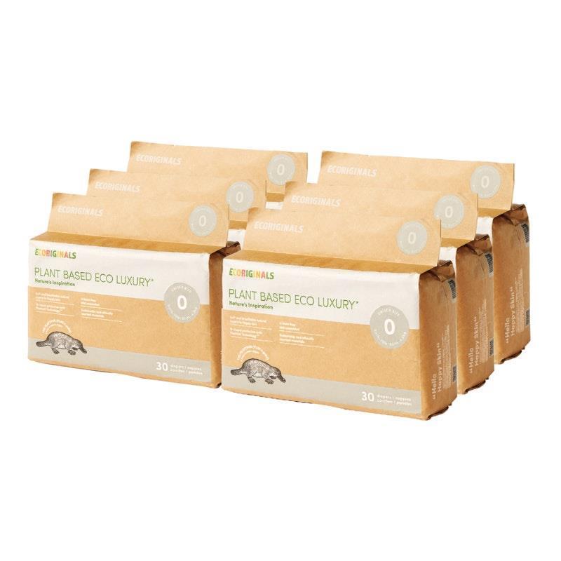 Ecoriginals Newborn Nappies - 6 Packs (0 to 4.5kg) - Eco-Friendly Comfort