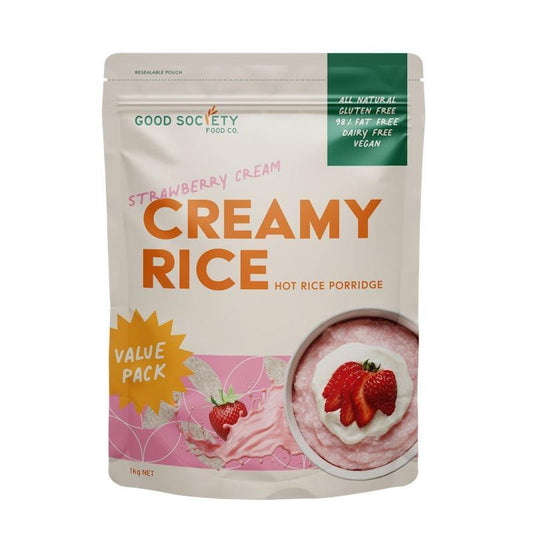 Good Society Food Co. Cream Creamy Rice - Strawberry Cream 1Kg-Auzzi Store