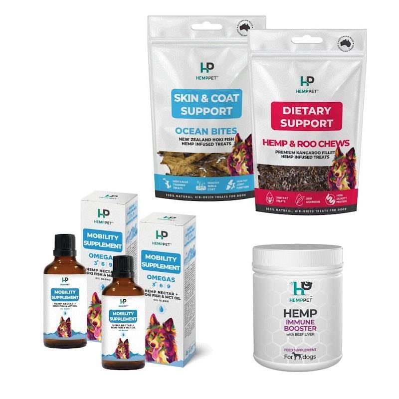 Hemp Pet Senior for Dogs Bundle - Nutritional Support for Aging Dogs