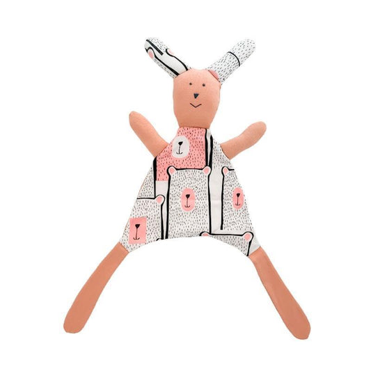 Baby Loves Sleep - Bunny Hugs Baby Comforter - Peach Pink - 1 Piece