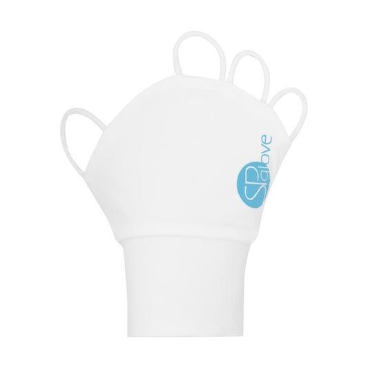 SParms UPF50+ Sun Protection Gloves (Palmless) - White Small
