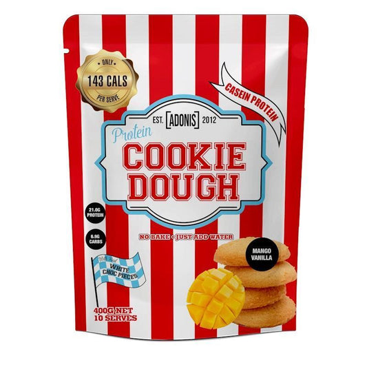 Adonis Gear Protein Cookie Dough - Mango Vanilla 400g (10 Serves)