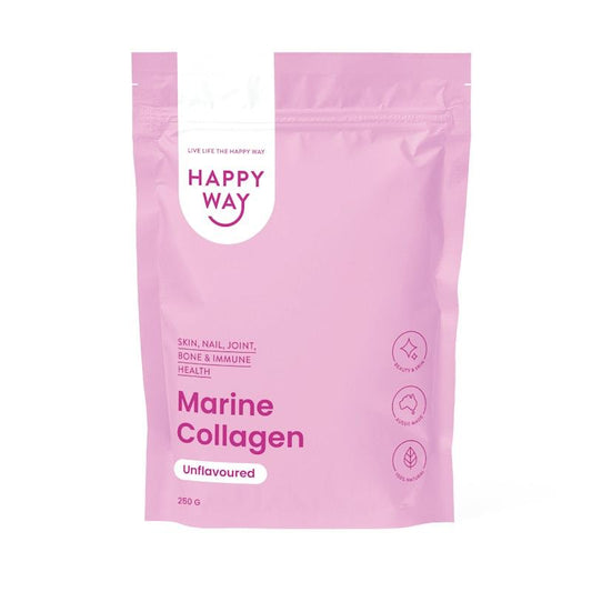 Happy Way Unflavoured Marine Collagen Powder - 250g - Beauty & Wellness Booster