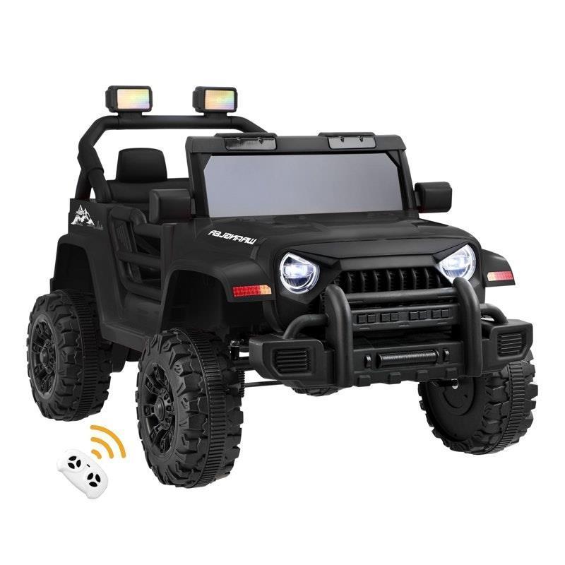 Mazam Kids Ride-On Car Jeep 12V Electric Remote Control Toy - Black-Auzzi Store