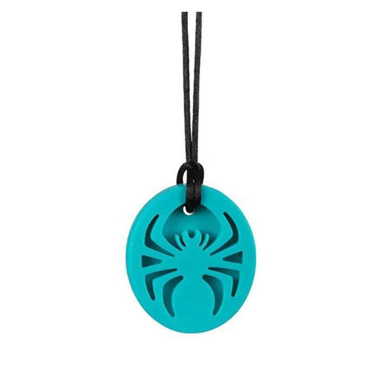 Sensory Safari Spider Necklace - Light Blue