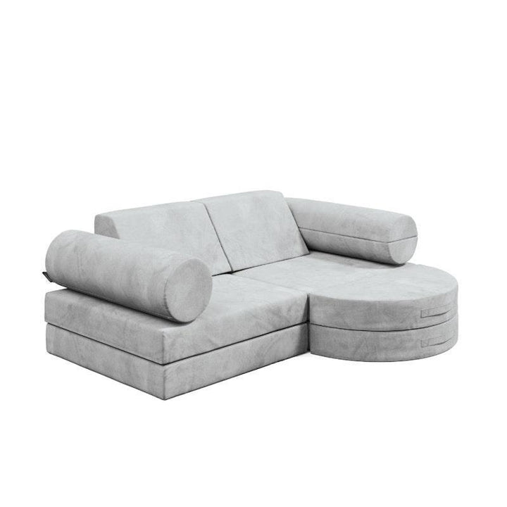 Loungey Loungey Little Luxe 11 Piece Play Couch - Rain Cloud – Auzzi Store