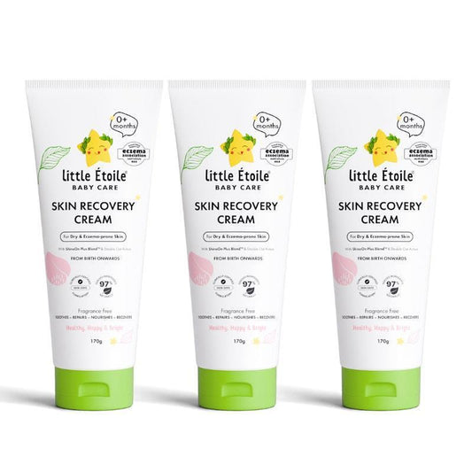 Little Etoile Skin Recovery Cream for Dry & Eczema-prone Skin (0+ Months) - 3 Pack - Auzzistore