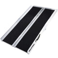 Equipmed 152cm Portable Folding Aluminium Access Ramp - Black