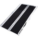 Equipmed 152cm Portable Folding Aluminium Access Ramp - Black - Auzzistore