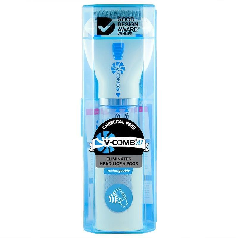 V-COMB A1 Rechargeable Chemical-Free Head Lice Comb 1pc - Safe & Effective