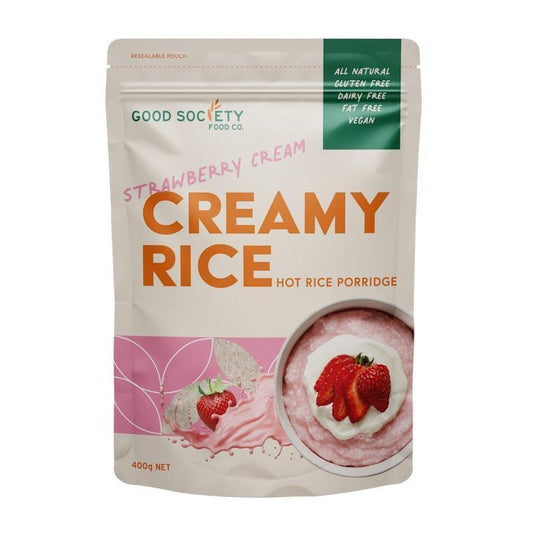 Good Society Food Co. Creamy Rice - Strawberry Cream 400g-Auzzi Store