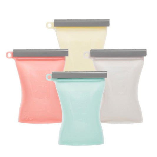 Junobie Reusable Silicone Breastmilk Storage Bags - 4 Pack - Auzzistore