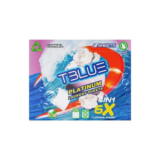 TBLUE Laundry Detergent Sheets - Chanel Pack of 50 Sheets