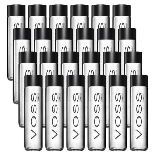 Voss Sparkling Water Glass - 375mL (24 Pack)