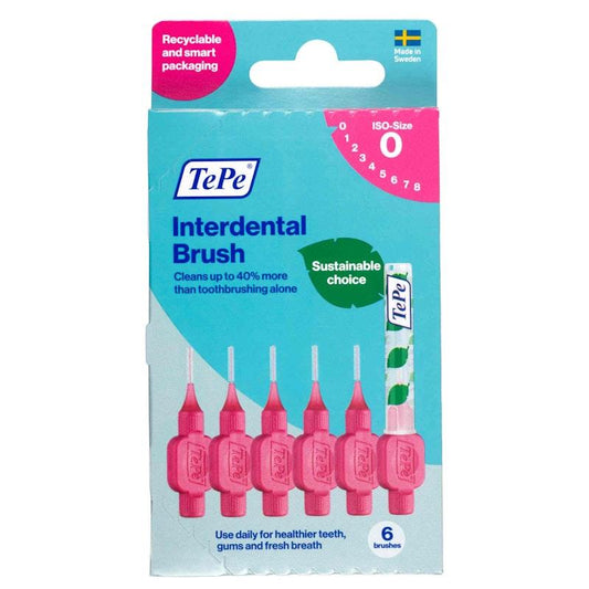 TePe Interdental Brushes - Original Pink, Size 0