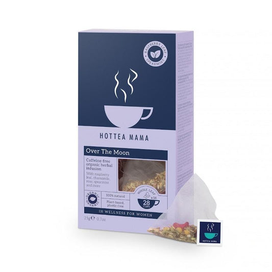 HOTTEA MAMA Organic Over The Moon - Herbal Blend for Period Support (1 Pack)