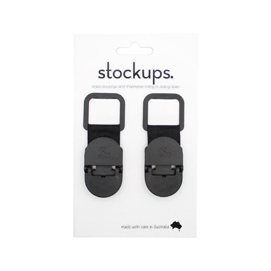 Stockups Non-Extendable Fashion Clip Set Black - Essential Wardrobe Solution