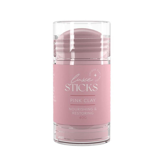 LuxeSticks Pink Mineral Clay Stick - 40g