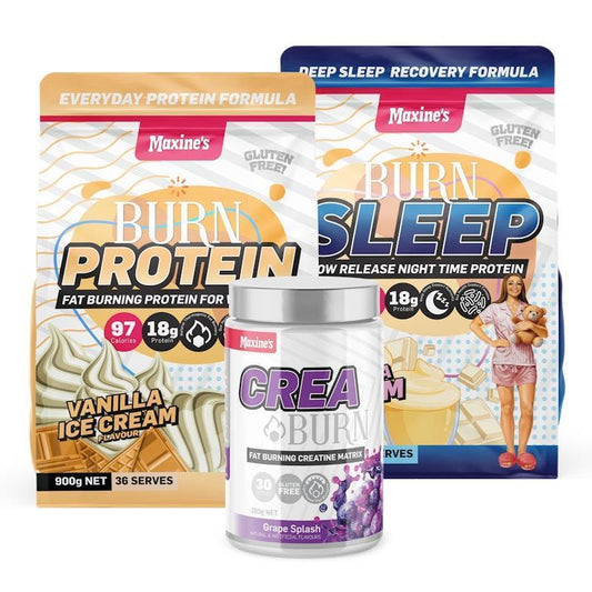 Maxine's Burn Lean & Tone 900g - Vanilla Ice Cream Flavor