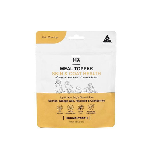HOUNDZTOOTH Skin & Coat Health Raw Boost Meal Topper for Dogs - 60g