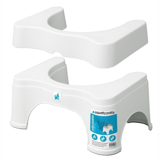 Squatty Potty Base 2.0 Stool/Topper Set - Adjustable 7 & 9 Inch