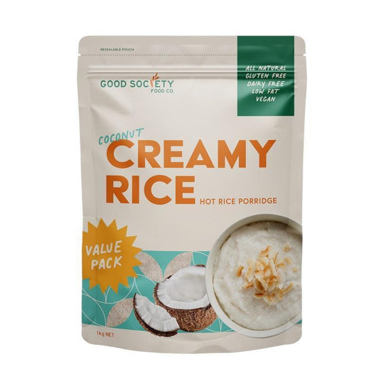 Good Society Food Co. Creamy Rice - Coconut 1Kg - A Tropical Nutritional Delight-Auzzi Store