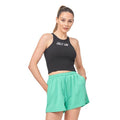 Tully Lou Ribbed Tank - Black Size S