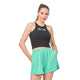 Tully Lou Ribbed Tank - Black Size S