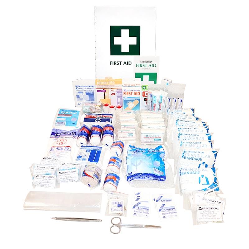 Livingstone Class A First Aid Kit - Metal Case Bundle