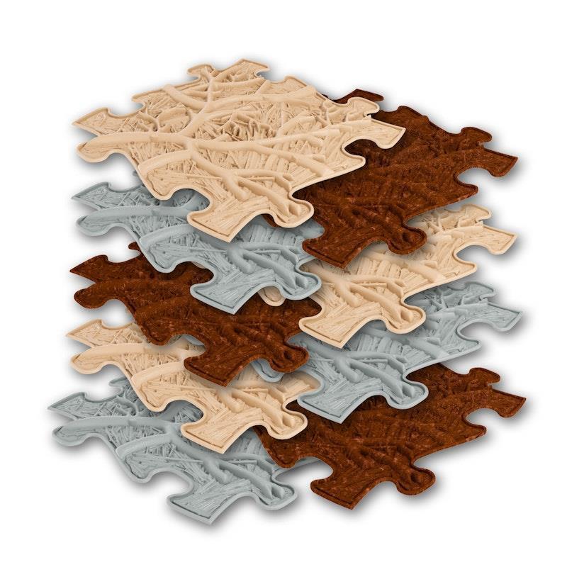 Muffik Roots Sensory Play Mats Set - Nature-Inspired Play Experience
