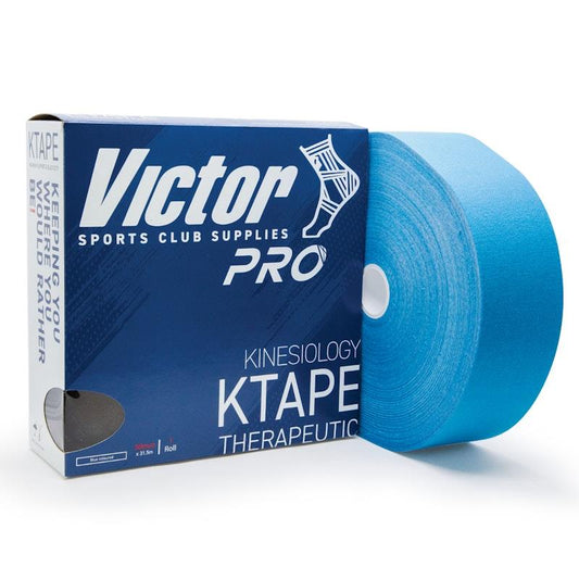 Victor Pro K-Tape 50mm x 31.5m - Premium Blue K-Tape for Athletes