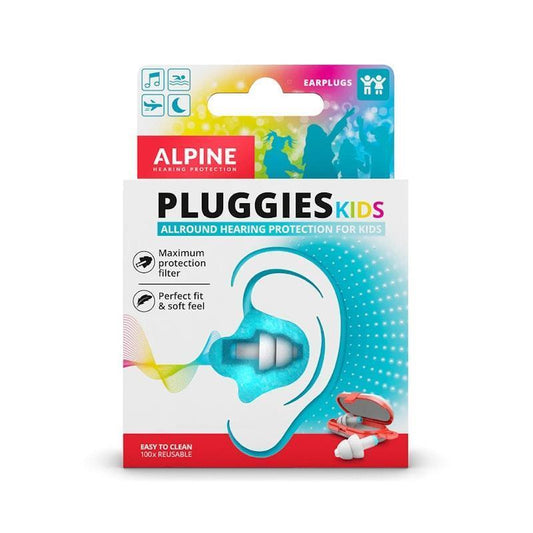 Alpine Pluggies Kids Earplugs - Protect Sensitive Hearing 1 Set