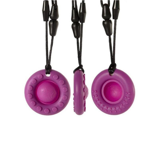 Sensory Safari Purple Necklace Pop - Oral Fidget for Stress Relief