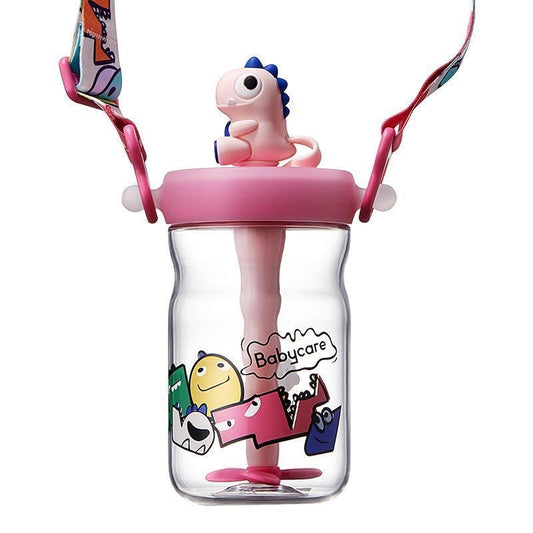 Bc Babycare T-REX TOBY Water Straw Cup - Pink