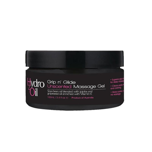 Hydro 2 Oil Unscented Massage Gel 100ml - Superior Control for Professionals-Auzzi Store