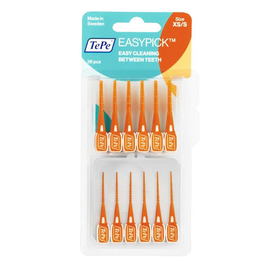 TePe EasyPick Interdental XS/S Orange - 36 EasyPicks