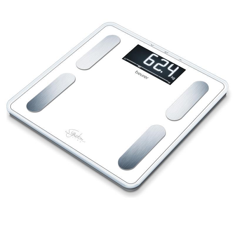 Beurer BF400W Digital Glass Body Fat Scale: Signature Line White 1 Unit - Your Health Tracker