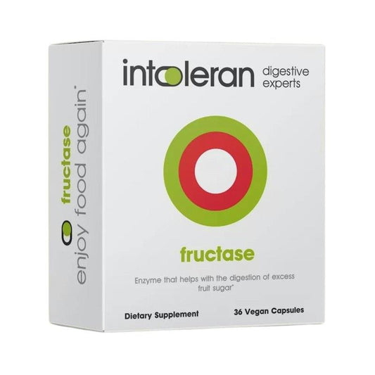 Intoleran Fructase 36 Capsules - Natural Relief for Fructose Intolerance