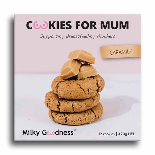 Milky Goodness Caramilk Lactation Cookies 12 Pack - Delicious Milk Boosting Treats - Auzzistore