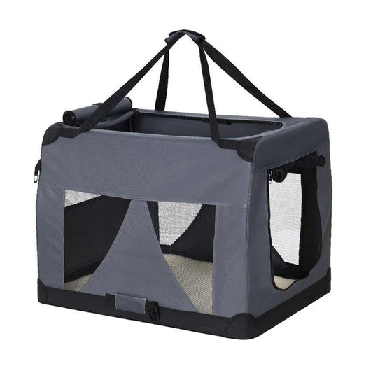 i.Pet XL Portable Pet Carrier - Soft Crate for Dogs and Cats (82x58cm)-Auzzi Store