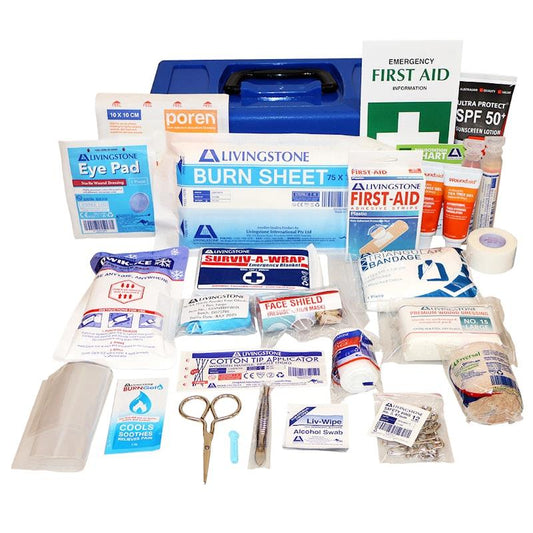 Livingstone Work Vehicle First Aid Kit - Comprehensive Bundle in Durable Plastic Case