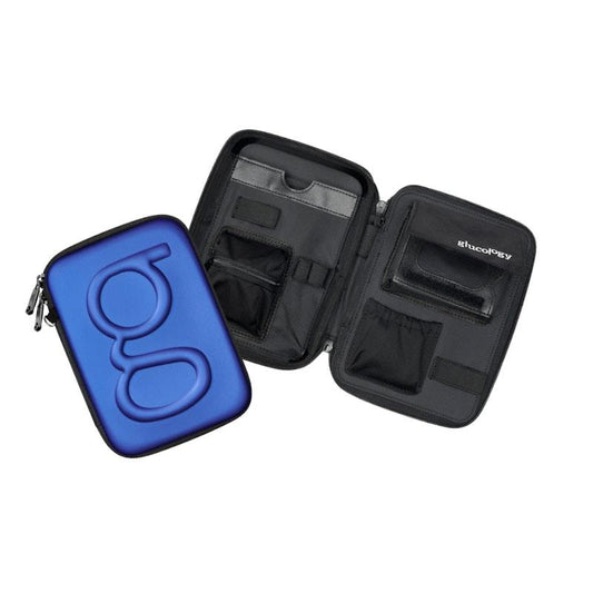 Glucology Travel Classic Case for Blood Glucose Monitors - Blue