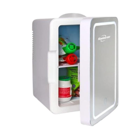 Koolatron Portable Cosmetic Mini Fridge Silver 6 Litre - Luxury on the Go