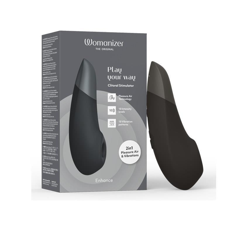 Womanizer Enhance Clitoral Stimulator - Black-Auzzi Store