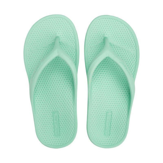 Archline Orthotic Foam Thongs - Mint Green Euro Size 37 | Arch Support Flip Flops-Auzzi Store